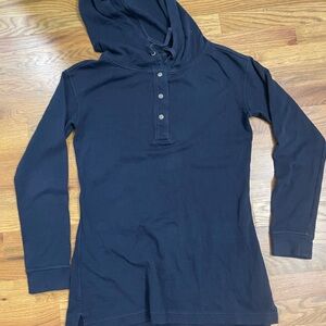 Patagonia Dark Blue Organic Cotton Hoodie